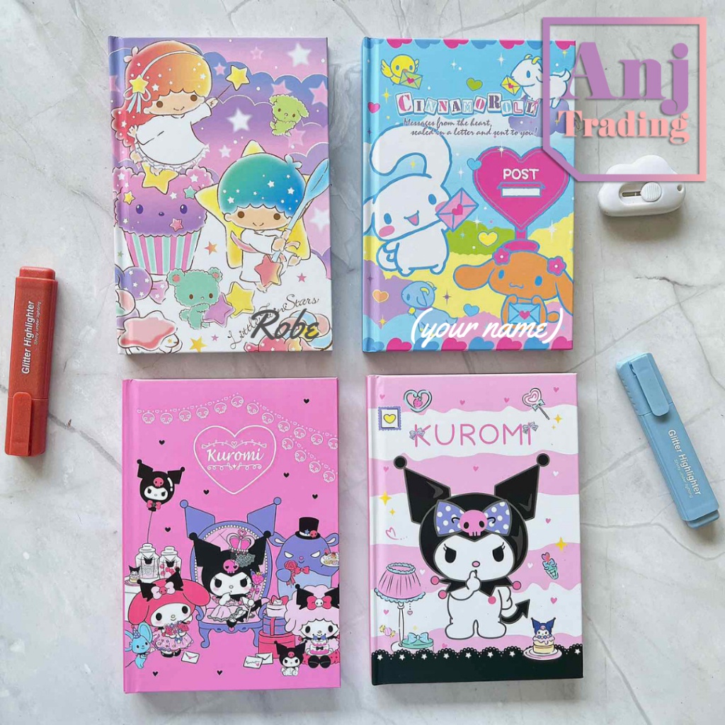 Kuromi Cinnamon Roll Sanrioo Family Weekly & Monthly Planner Open-dated ...