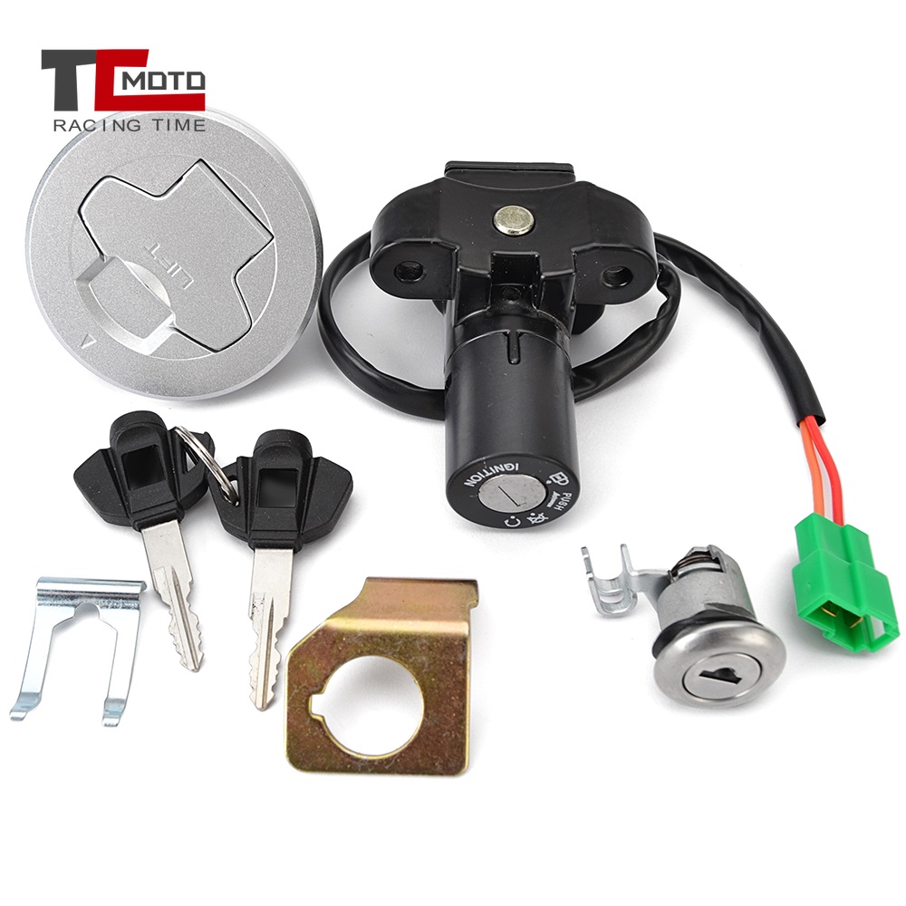 GSX 150 Fuel Tank Cap Seat Ignition Switch Key Set For Suzuki GSX150 ...