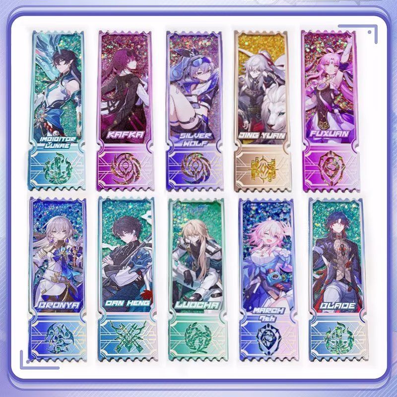 Honkai: Star Rail Flowing Sand Ticket Root Moon Drinker Jun Silver Wolf ...