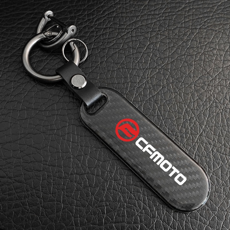 New Carbon Fiber Motorcycle Keychain Key Holder Gifts For CFMOTO 400NK ...