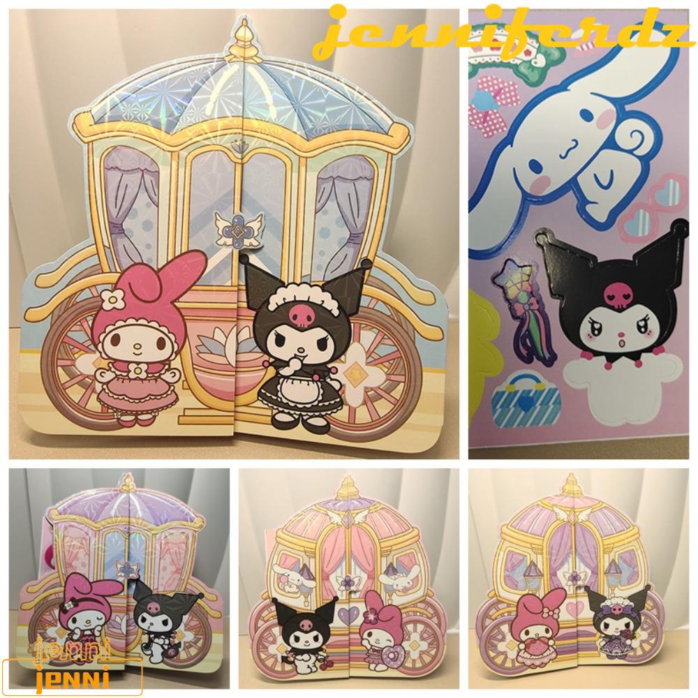 JENNIFERDZ Kuromi Quiet Book, Kuromi Pachacco Princess Change Clothes ...