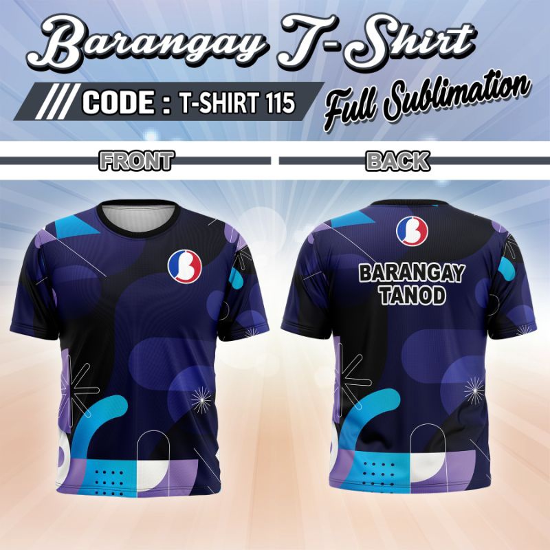 Fashion new product BRGY. TANOD Full sublimation T-shirt | Shopee ...