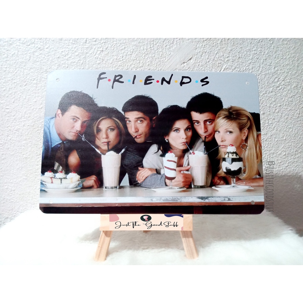 Friends TV Show Group Photo Metal Tin Sign/Plate/Poster Wall Decor ...