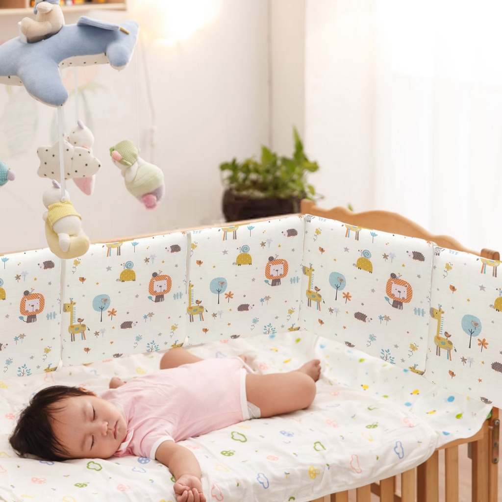 Infant crib bumper sales pads