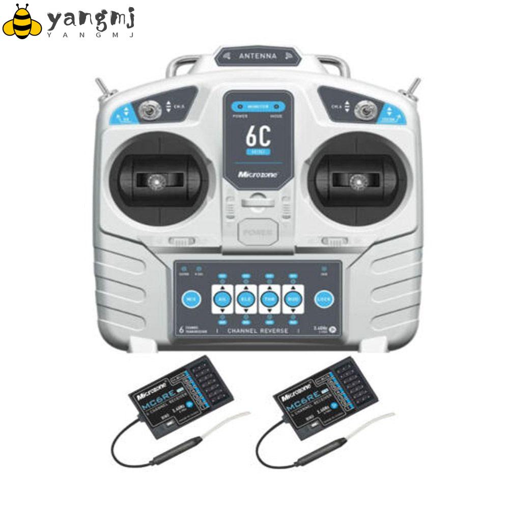 YANGMJ RC Electric Stick, 2.4GHz 6 Channel For MC6C Transmitter