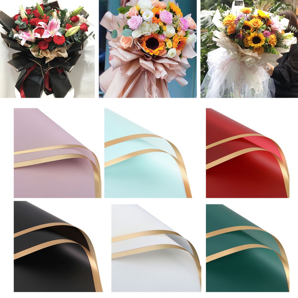 salzburgstore.tw Gift Box Packaging Paper Bouquet Wrapping Paper Golden