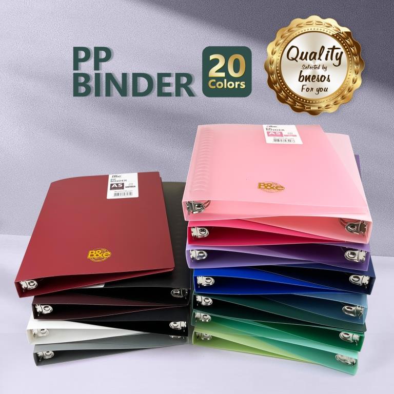 PP Binder A5 B5 A4 Size Refill Grid Lined Plain 50 Sheets