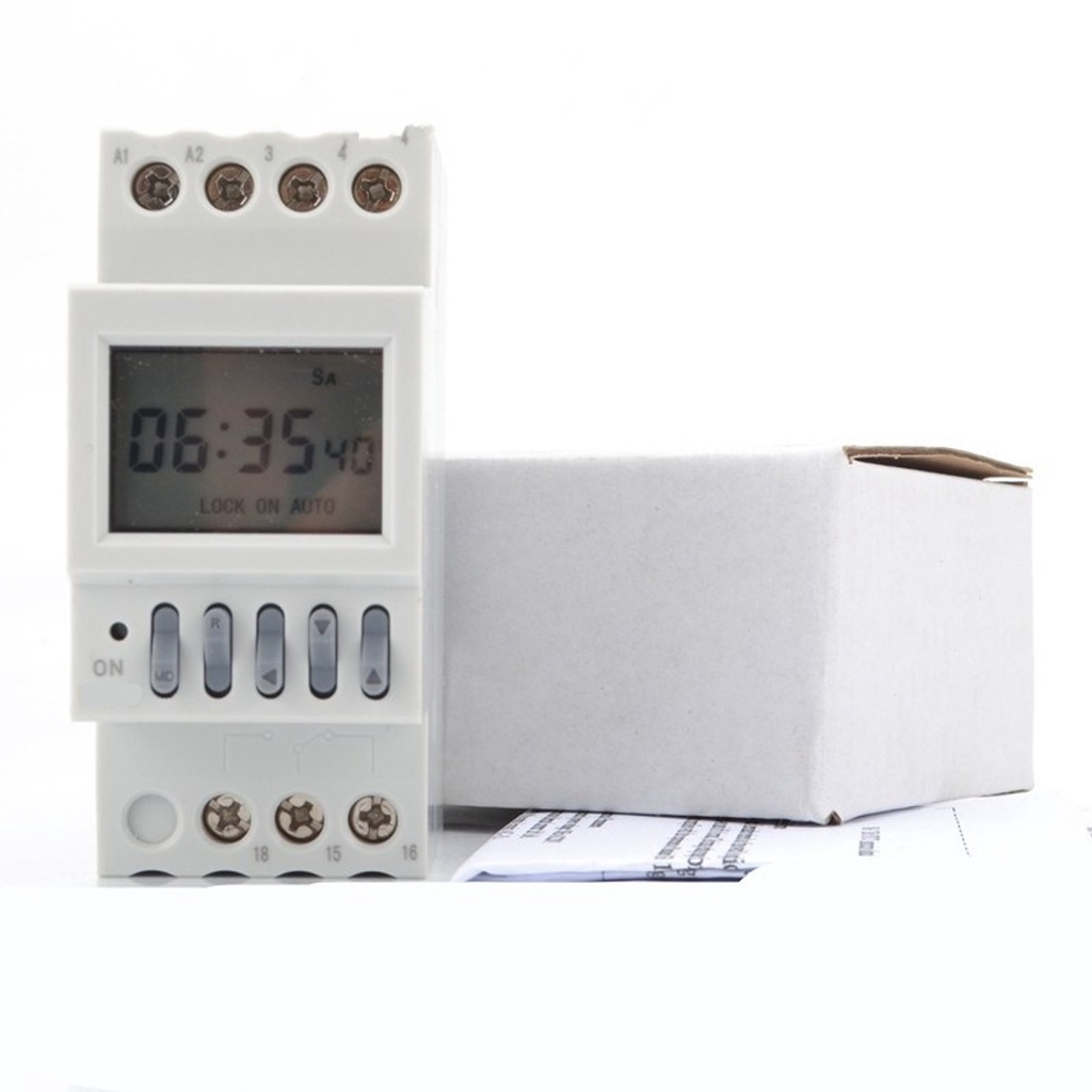 NKG4 220V Din Rail Electronic Timer Switch School Bell Timer