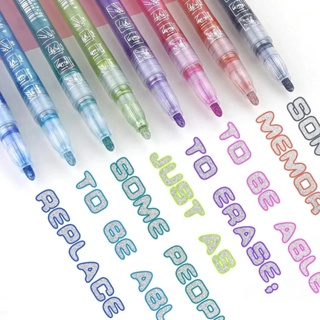 Double Line Silver Anime Pens Assorted Colors DIY Micro Pen Art Pens for  Artists