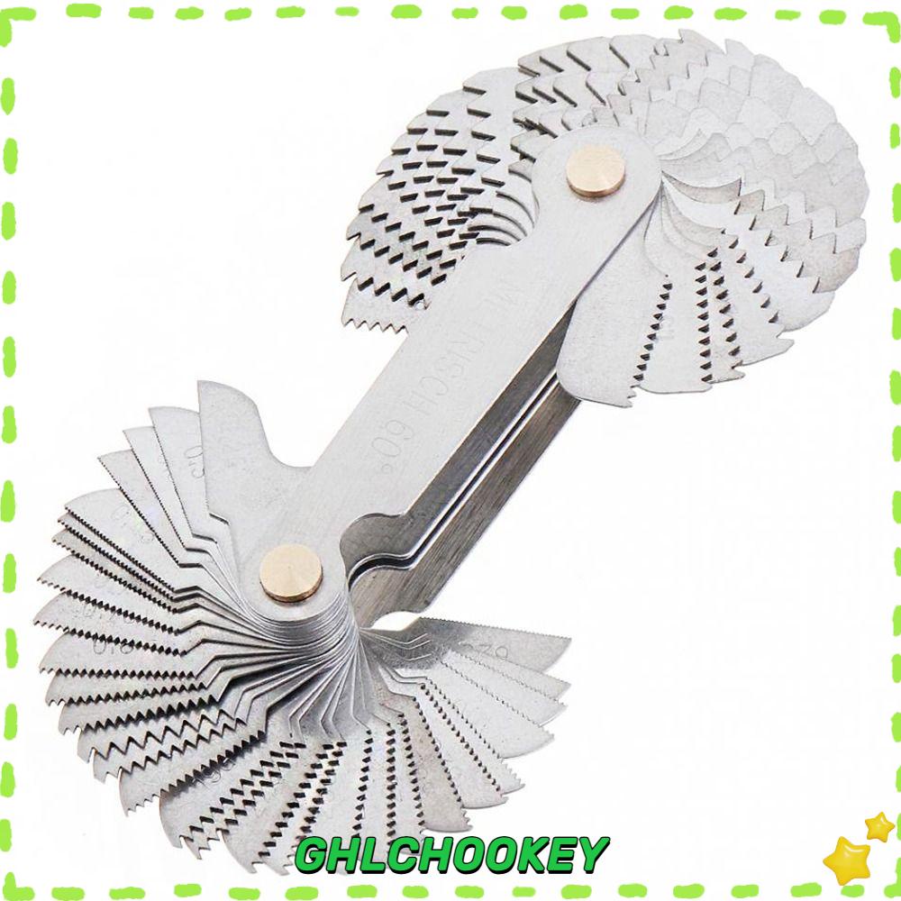 GHLCHOOKEY 58pcs Thread Plug Gauge Lathe Combination Tools Gear Tooth