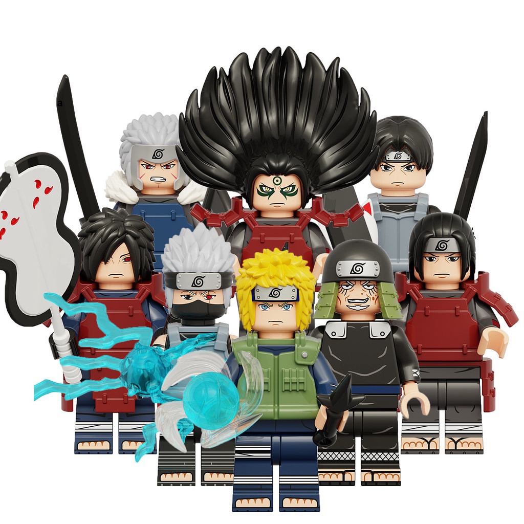 Anime Minifigures Uchiha Madara Senju Hashirama Hatake Kakashi Namikaze ...