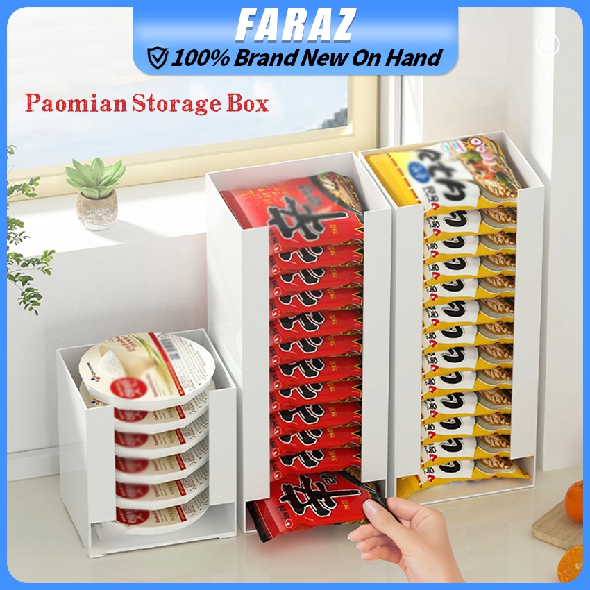Multi-function Tabletop Organizer Ramen Storage Box Cup Tissue Storage ...