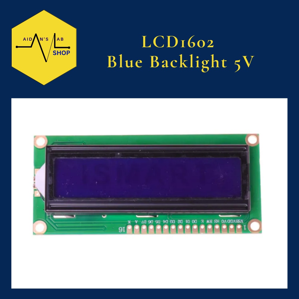 LCD Display module | 1602 | 2004 | Blue Backlight | with I2C | Aidans ...