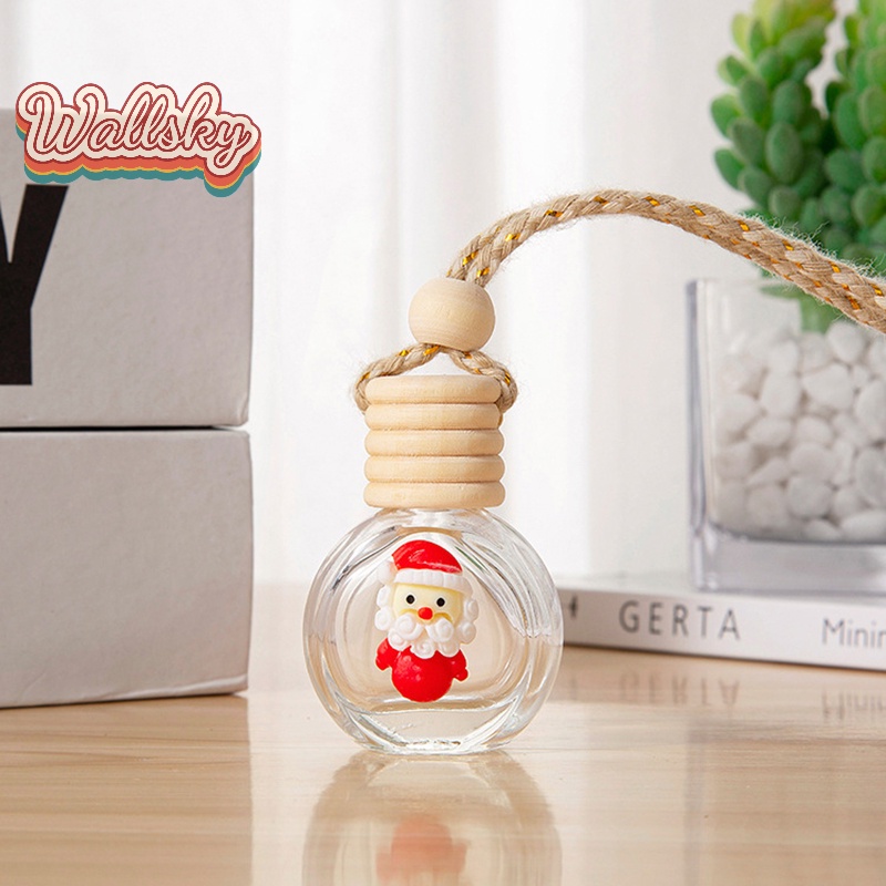 Wallsky> Car Bottle Car Christmas Decorations Car Pendant Cute Creative Car Ornaments Supplies