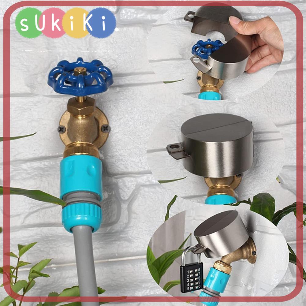 SUKIKI Tap Water Padlock, Device Locking Protective Cylinder Tank