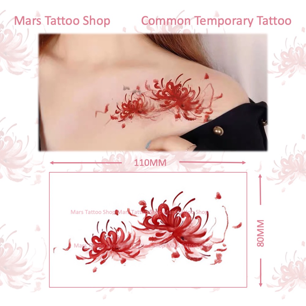 【Mars Tattoo】Common Tattoo, Colored Tattoo, Long Lasting,Temporary ...