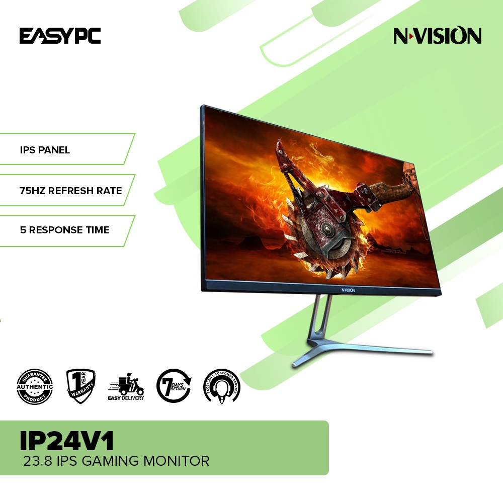 EasyPC | Nvision IP24V1 / IP24V3 / IP23D1/IP24V8 24 Inch Monitor IPS ...