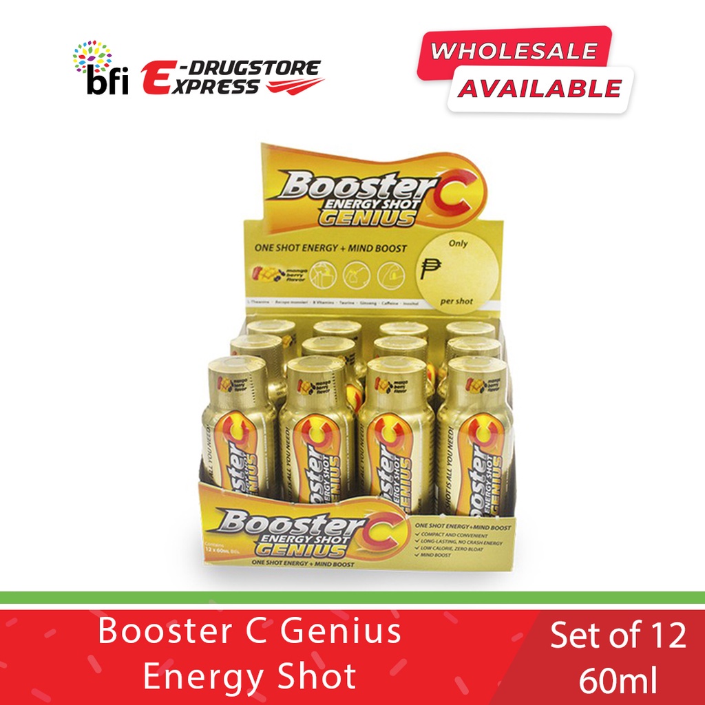 Booster c energy shot sale