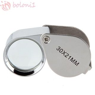 Pocket Jewelry Loupe 30x 21mm Jewelers Eye Magnifying Glass Magnifier 