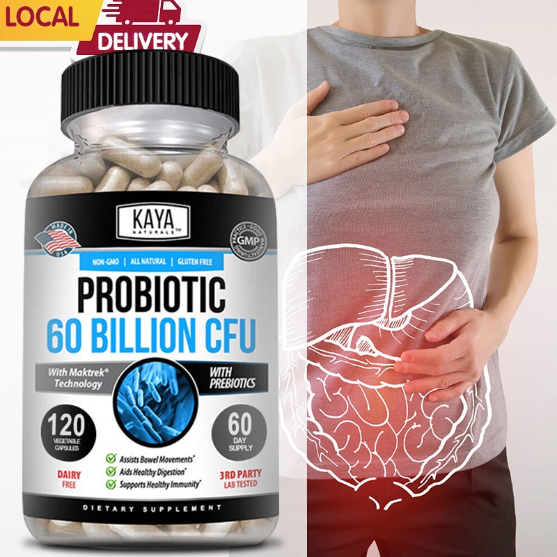 Probiotiques 60 Milliards CFU Kenofor - Capsules, Soutien Cardio Et Vieillissement Sain, Neuf