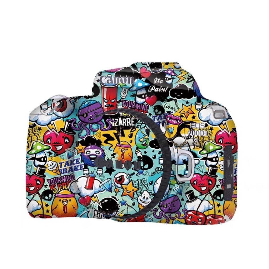 for Canon M50 Camera Sticker Creative M50 Lens Film Phone Body Skin ...