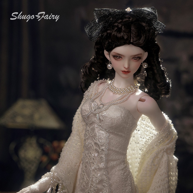 Shugafairy Elina New BJD Doll 1/3 French Classic Ladyship Style White  Vintage Fishtail Dress Collection Movable Joints Dolls