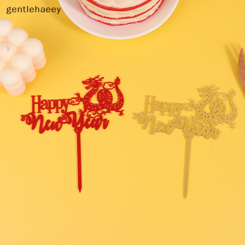 Gent 1Pc Creative Acrylic Happy New Year 2024 Cake Topper For Xmas 2024   Sg 11134201 7rblx Loxp0h6jh2bi39