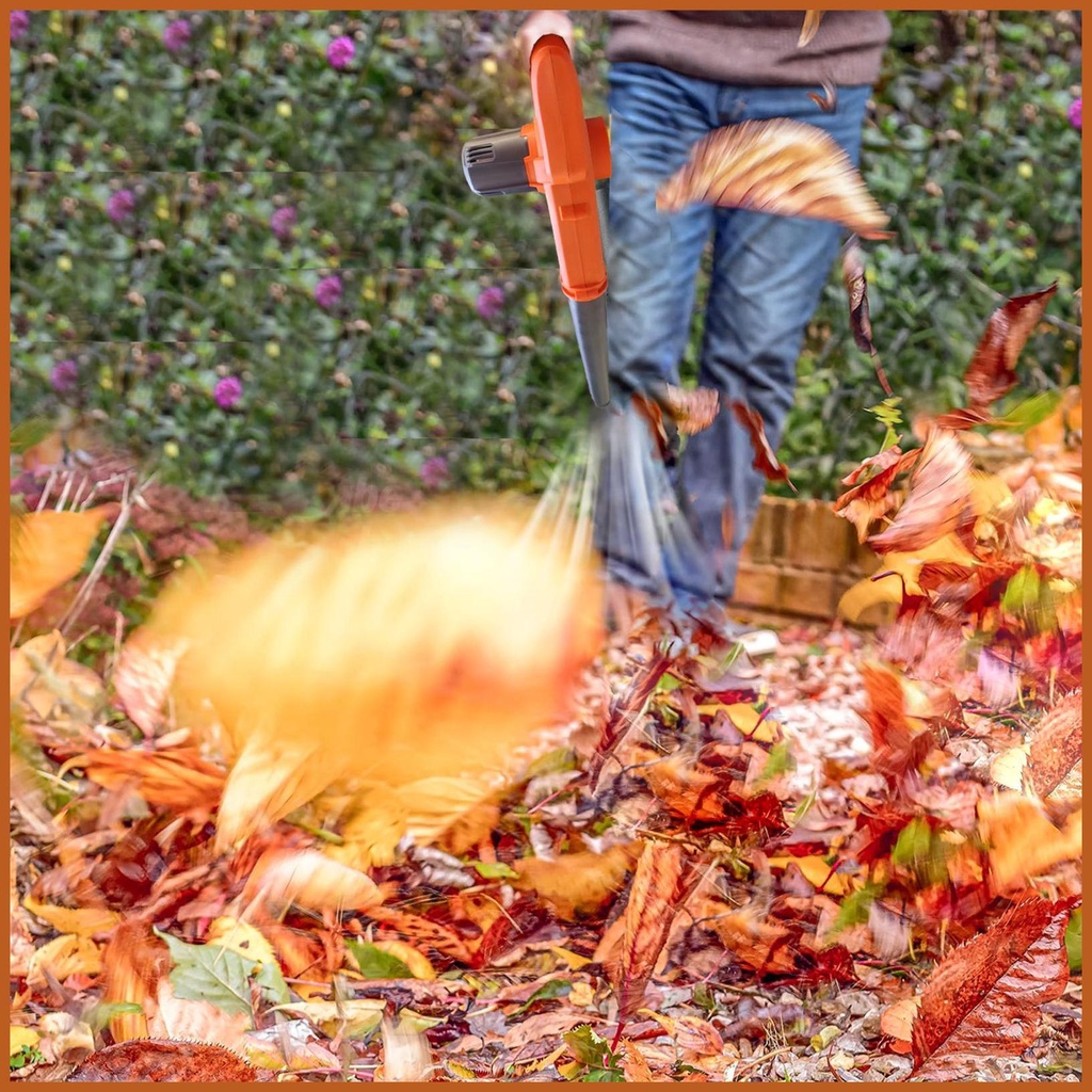 Leaf Vacuum Cordless Electric Blower Vacuum Cleaner with Battery and