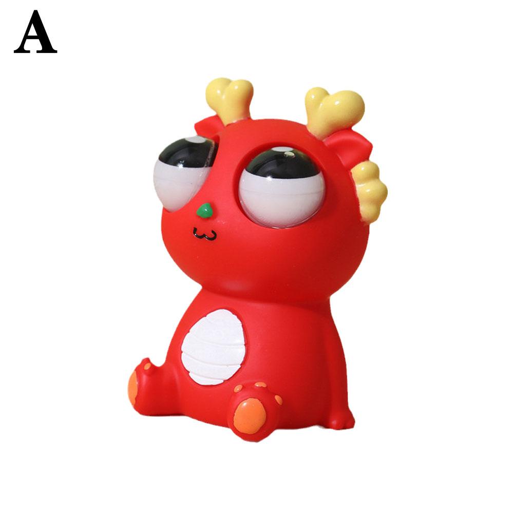 Colorful Eye Popping Toys Cute Dragon Eye Popping Toy Stress Reliever ...