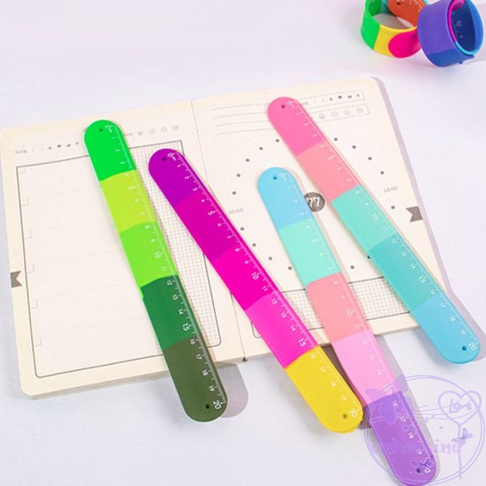 AVALENTINE Clap Ring Straight Ruler, Kids Fidget Toy Drawing Drafting ...