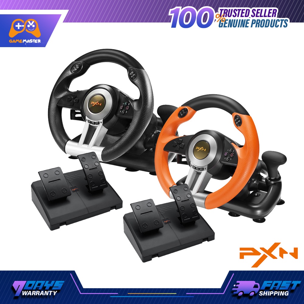 【hot sale】 PXN V3 PRO Racing Steering Wheel USB Wired Dual motors