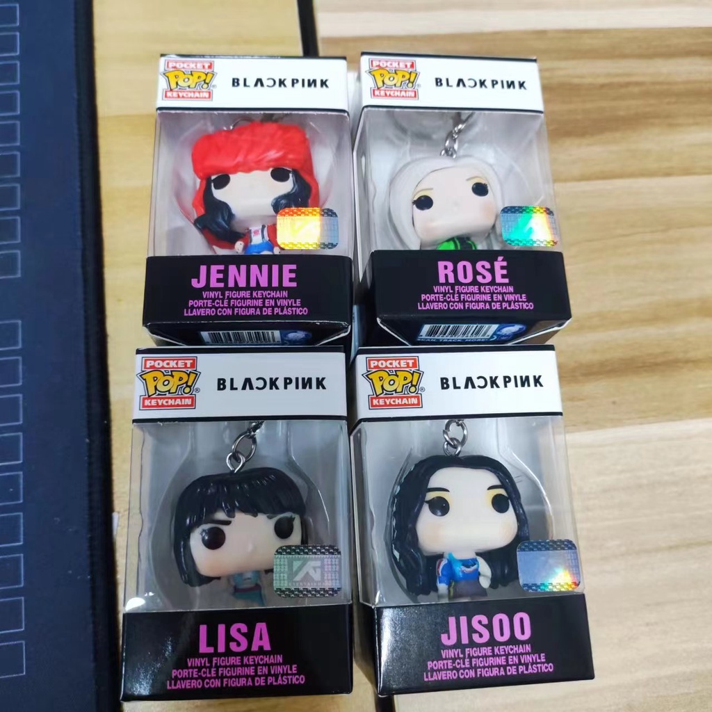 Funko Pop! BLACKPINK Lisa Jisoo Jennie Rose Keychain Action Figure