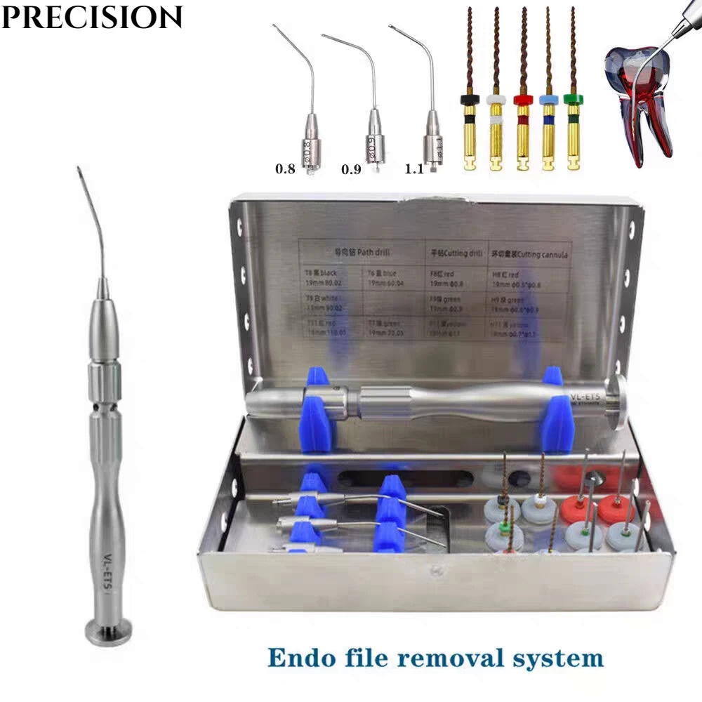 1 Set of Endodontic Endo Dental Root Canal File Extractor Kit Endo Broken File Removal