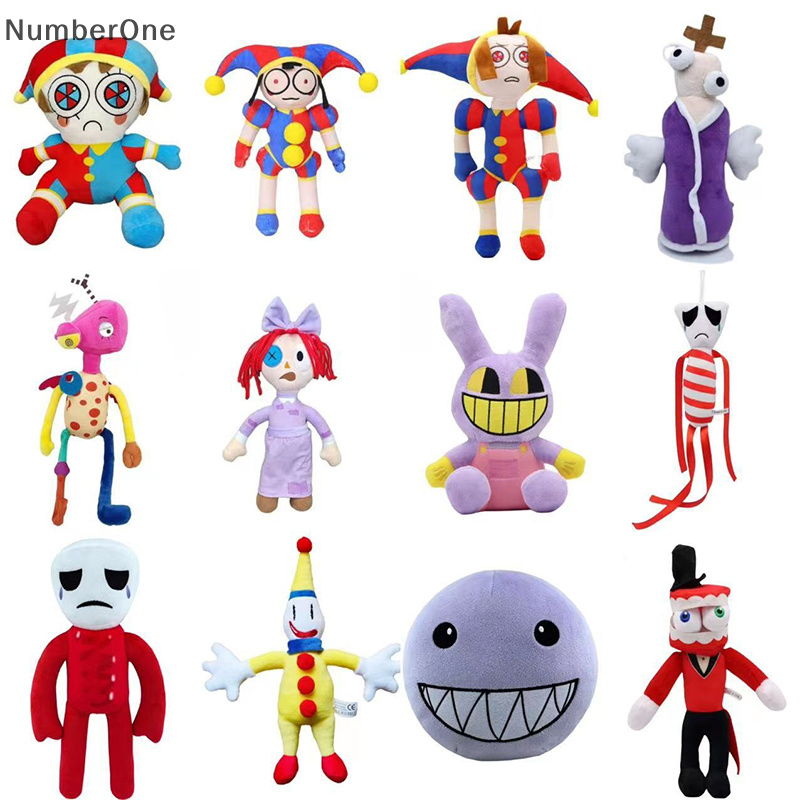 NumberOne The Amazing Digital Circus Pomni Jax Plush Cartoon Plushie ...