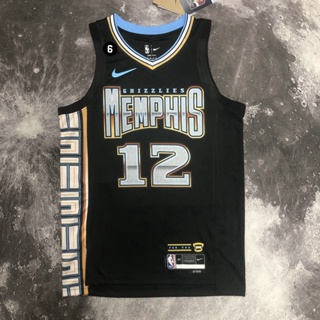 Men's Basketball Jersey #12 Ja Morant Memphis Grizzlies Swingman Jersey  Name and Number Player Sports T-Shirt Size S-XXL
