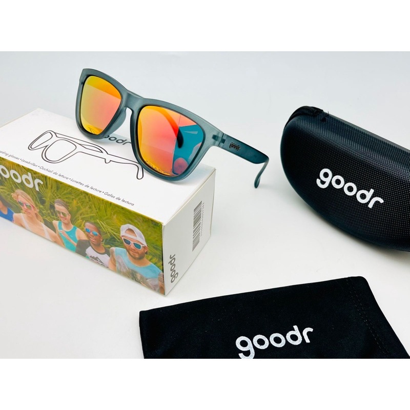 Goodr polarized Mirror Sunglasses Running Bike Gym Motorcycle fullset