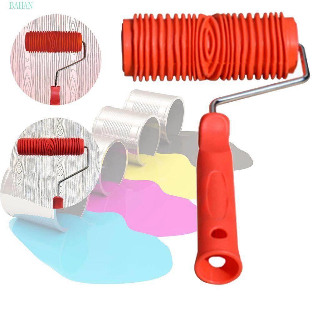 BAHAN Wood Grain Paint Roller Wall Brush Arts Hand Tools Painting Grain