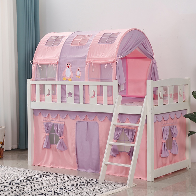 Children Bed Tent Girl Princess Bed Curtain Boy Upper Lower Bed