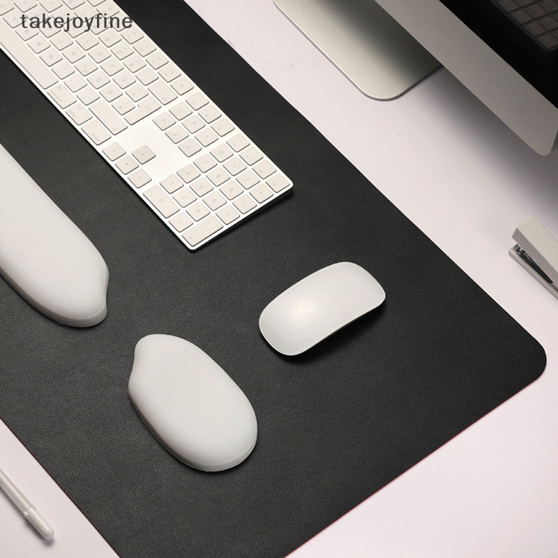 TFPH Rice Shaped Mouse Pad Ergonomics Silicone Wrist Protector Keyboard Hand Rest Soft Touch