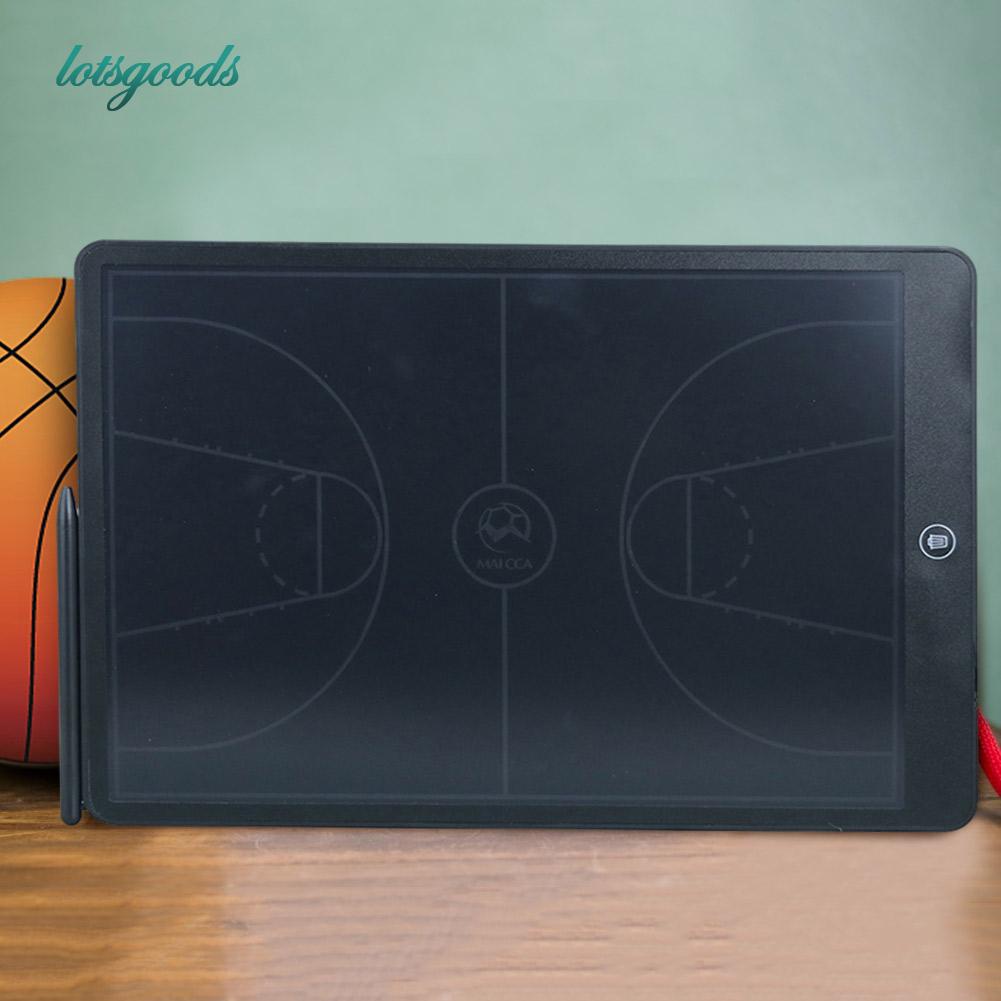 15 Inch Baskball Tactical Coach Board Rewritable with LCD Screen and ...