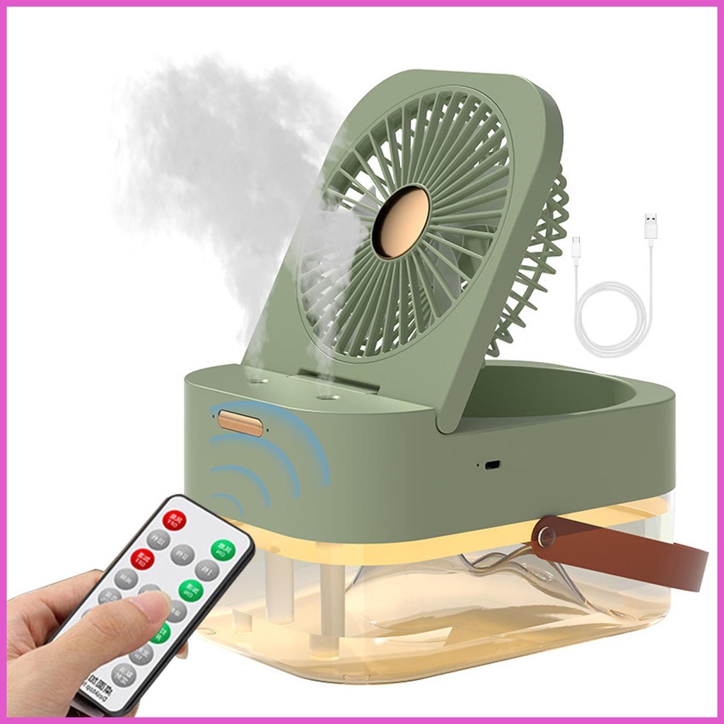 Mini Personal Air Cooler USB Air Conditioner Tabletop Fan Refreshing