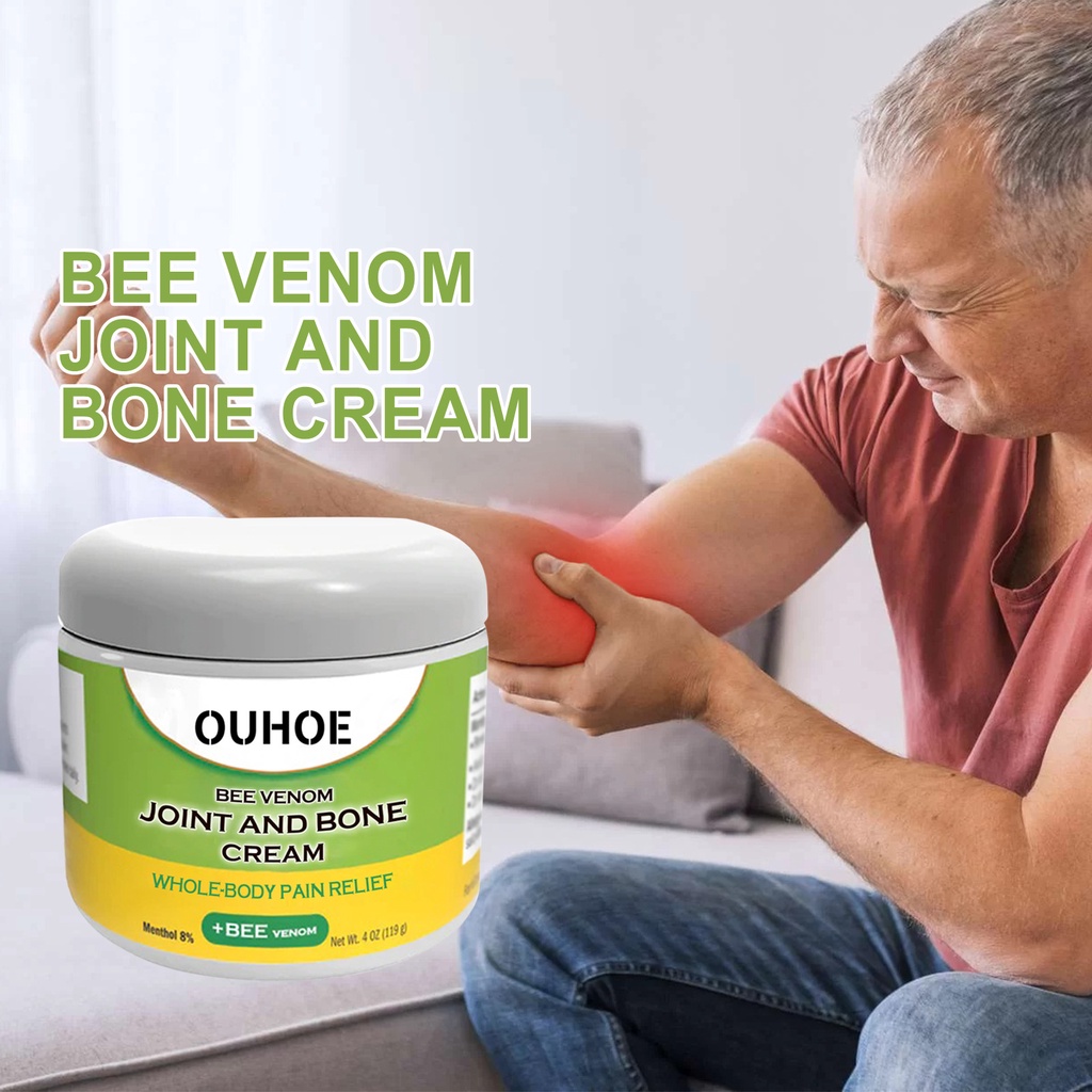 Bee Venom Pain and Bone Healing Cream, 119g Bee Venom Pain Cream, New ...