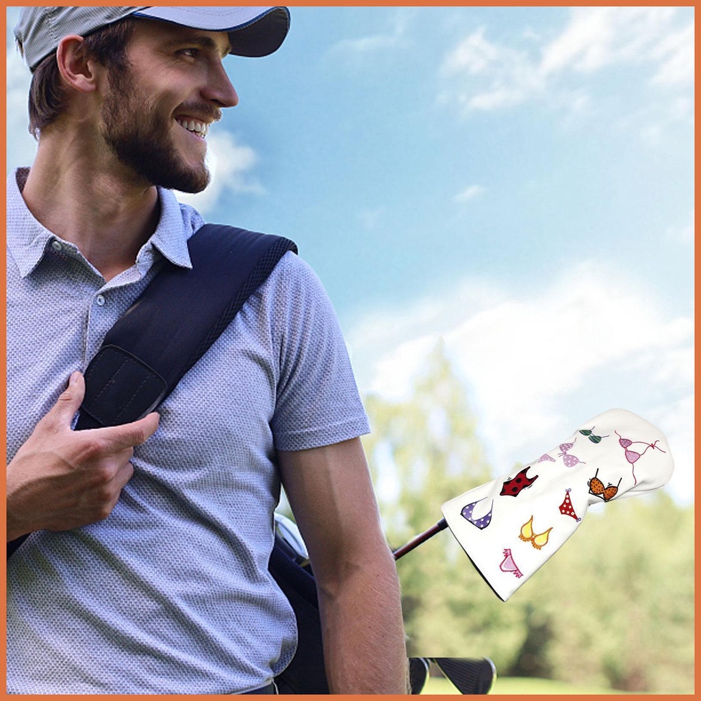 Club Head Covers Bikini Pattern Woods Headcovers Set Golf Accessories