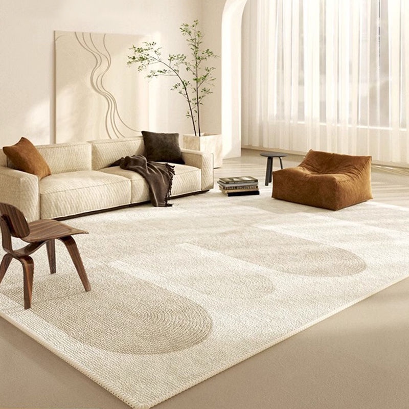 Simple Ins Style Living Room Carpet Cream Sofa Table Carpet Bedroom