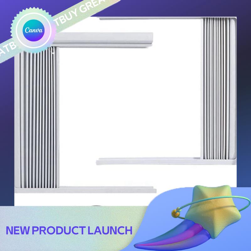 greatbuy Window Air Conditioner Side Panels With Frame, Room AC