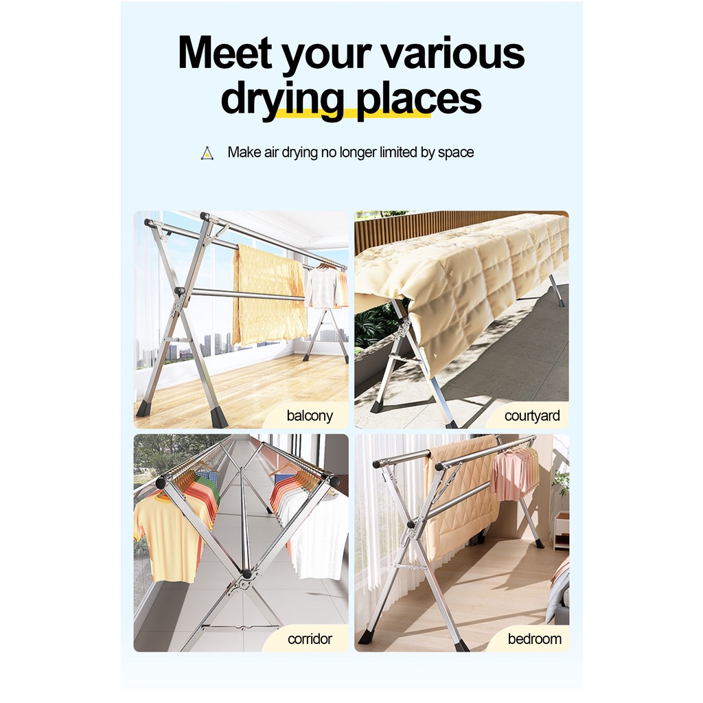 foldable sampayan stainless steel foldable sampayan foldable clothes ...
