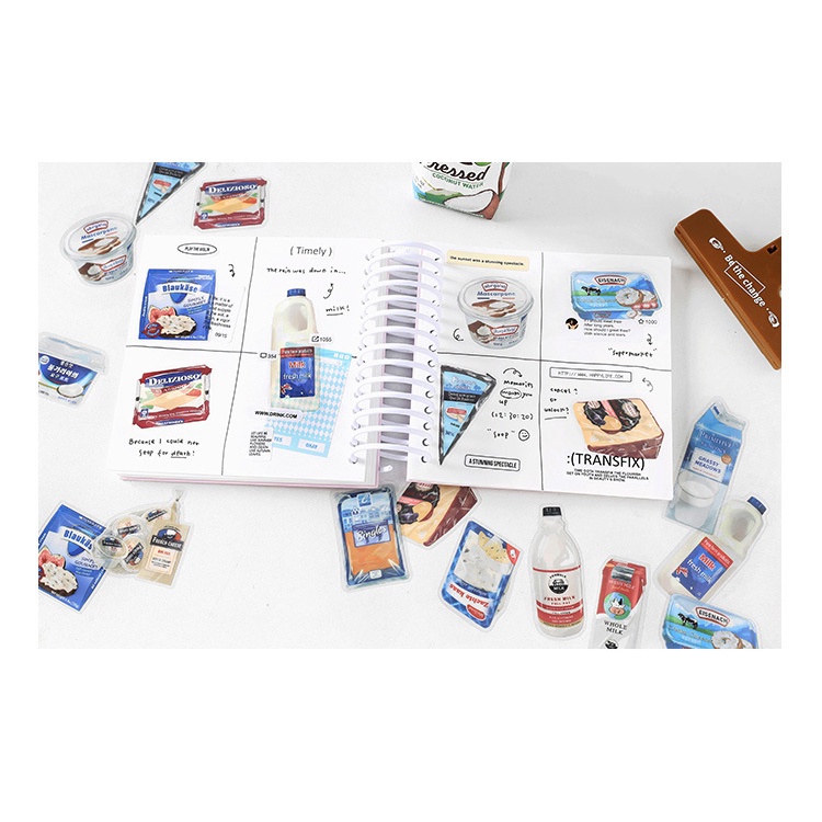ENWEI 30 Pcs [Convenience Store Series] Aesthetics Journal Stickers ...