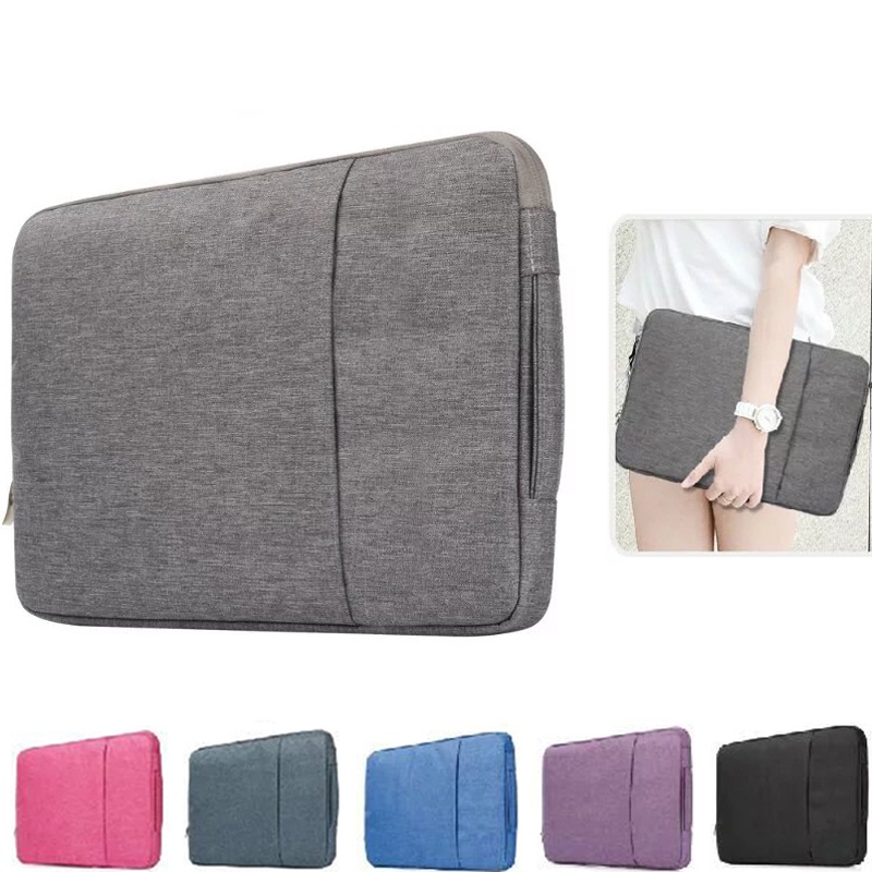 Housse en cuir pour ordinateur portable avec support réglable intégré et tapis de souris, compatible avec MacBook/MacBook Pro/MacBook Air/Surface Book de 13 à 14 pouces