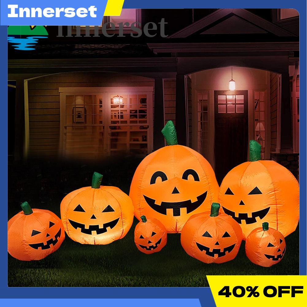 7pcs/set Giant Inflatables Outside Pumpkin Built-in LED Light for ...