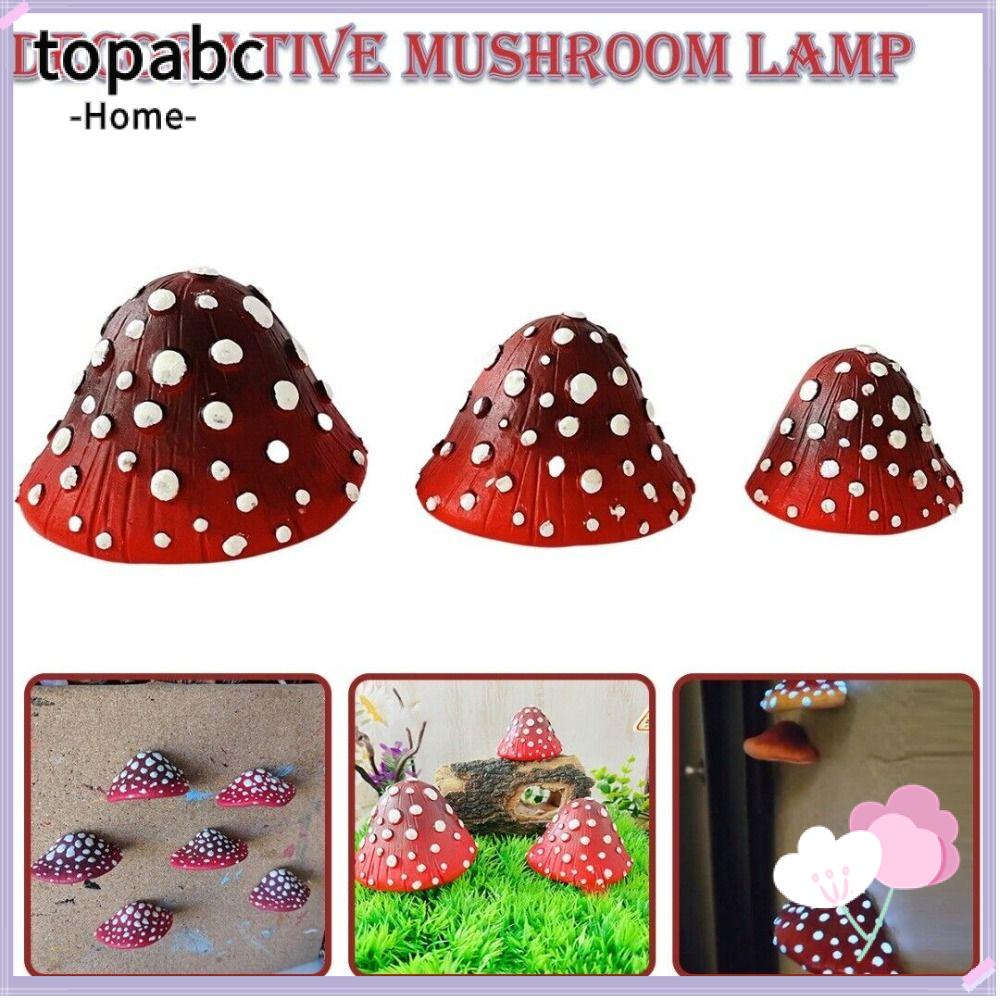 TOP Resin Statue, Resin Crafts Polyresin Statue Luminous Mushroom